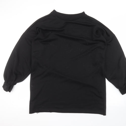 Boohoo Womens Black   Pullover Jumper Size 14