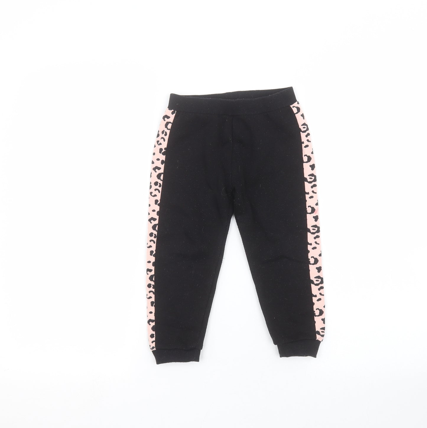 Matalan Girls Black   Sweatpants Trousers Size 2-3 Years