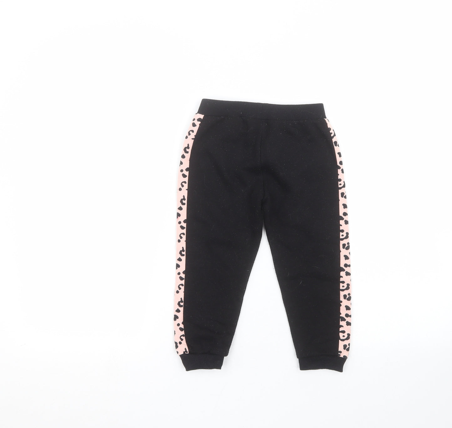 Matalan Girls Black   Sweatpants Trousers Size 2-3 Years