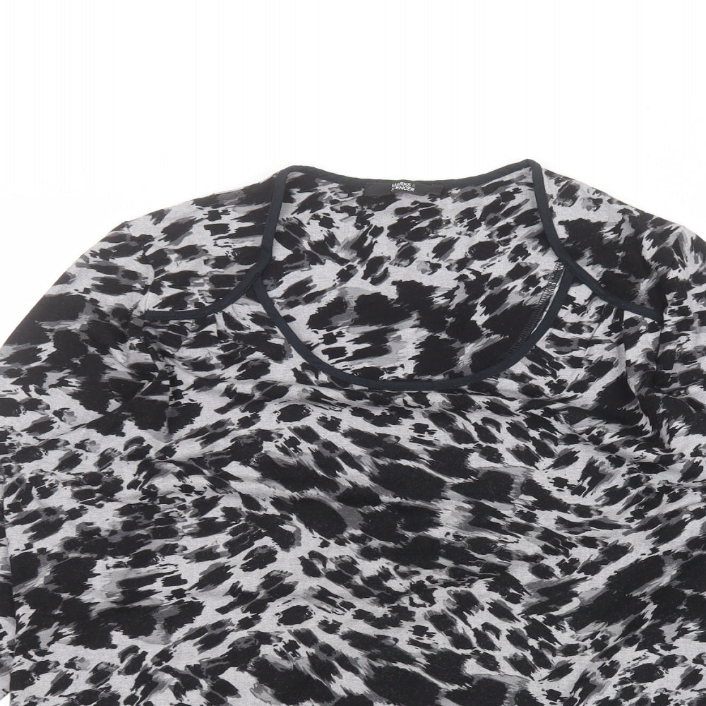 Marks and Spencer Womens Black   Basic T-Shirt Size 18