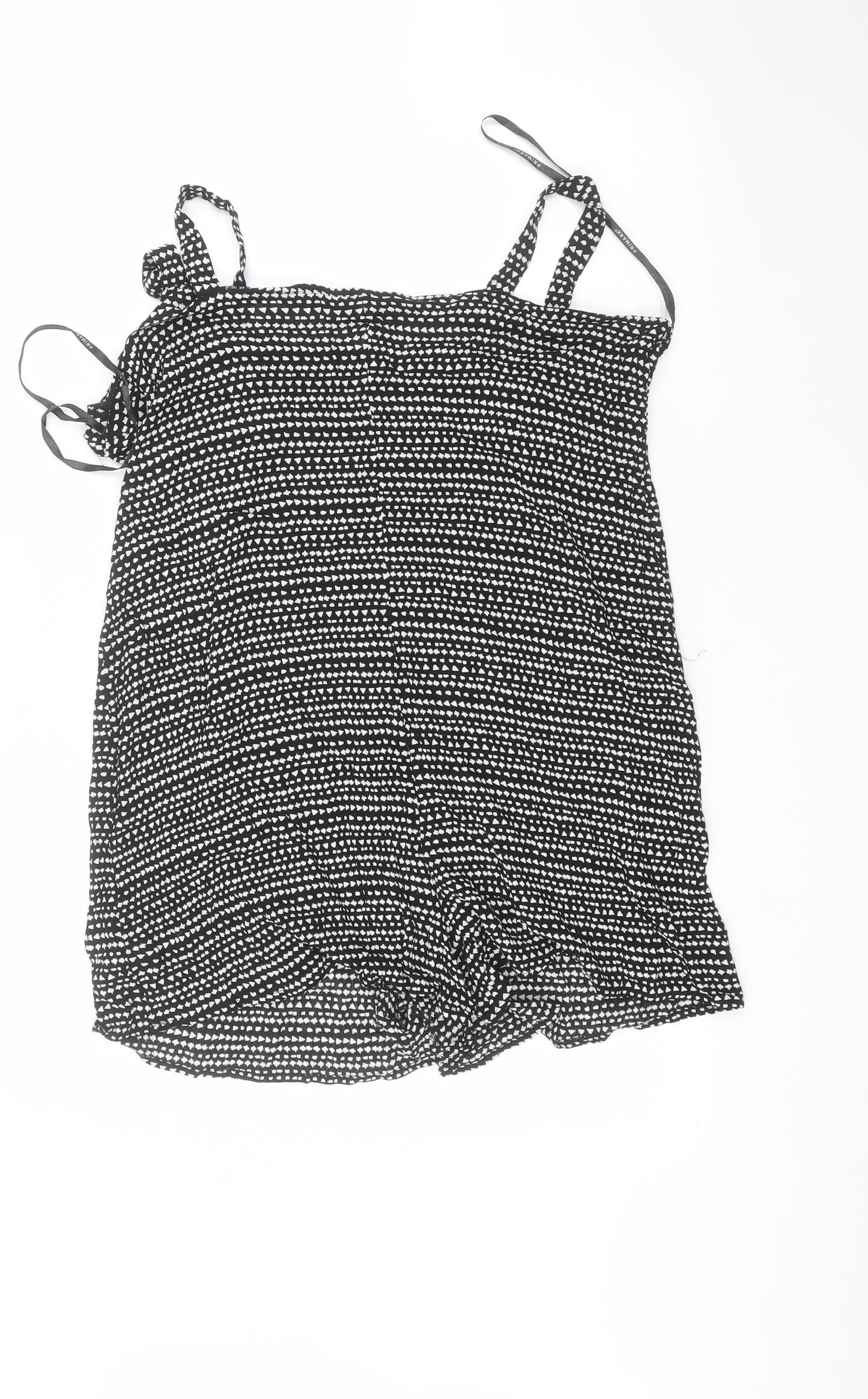 Primark Womens Black   Playsuit One-Piece Size 16