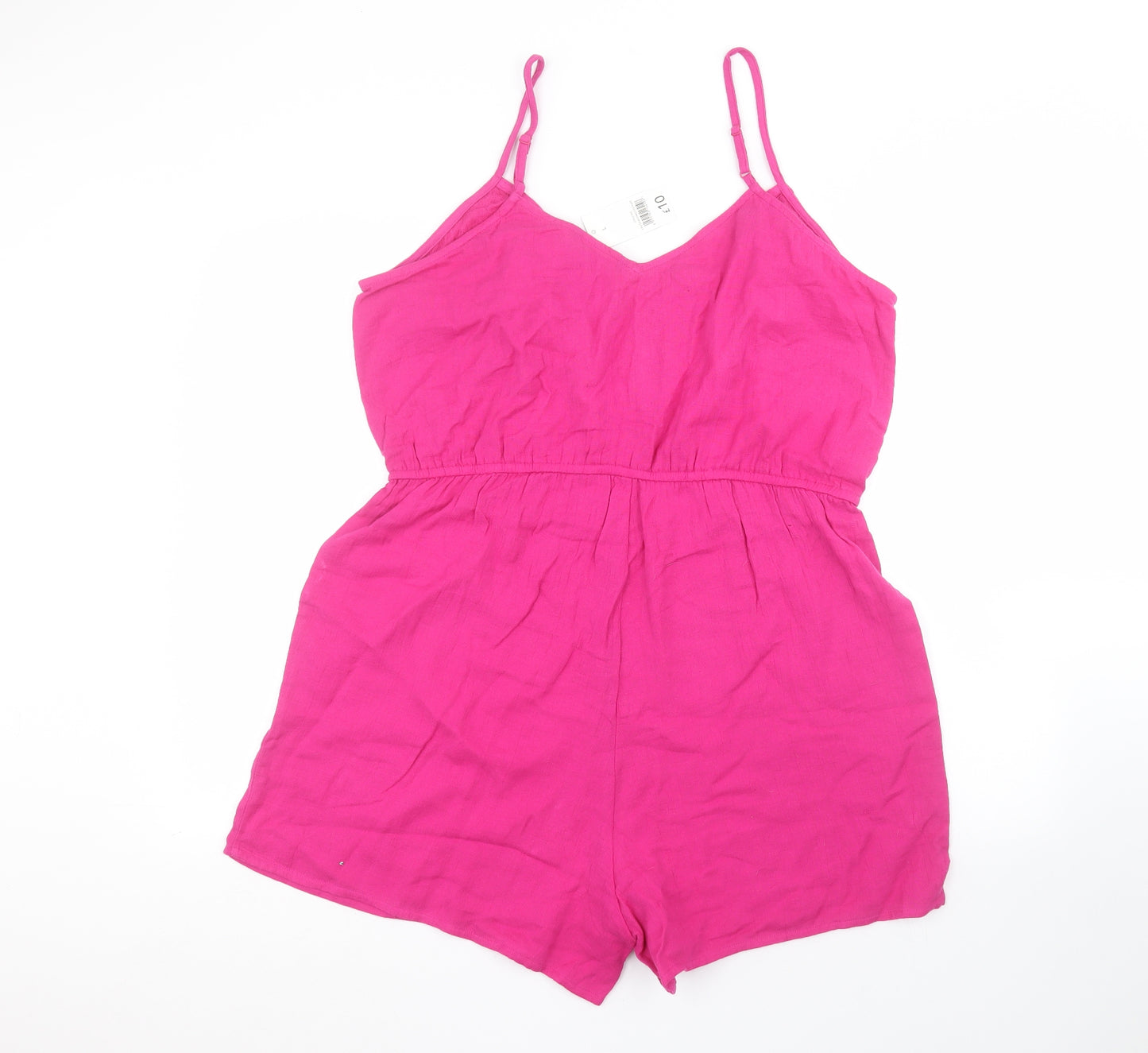 George Womens Pink   Playsuit One-Piece Size L