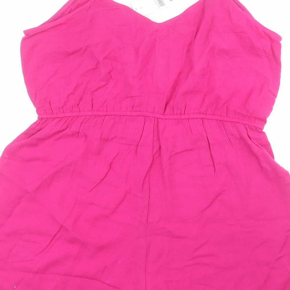 George Womens Pink   Playsuit One-Piece Size L