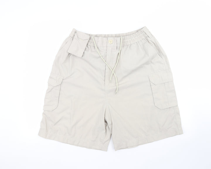 MCN Womens Grey Bermuda Shorts Size 3XL