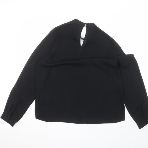 Papaya Womens Black   Basic Blouse Size 12