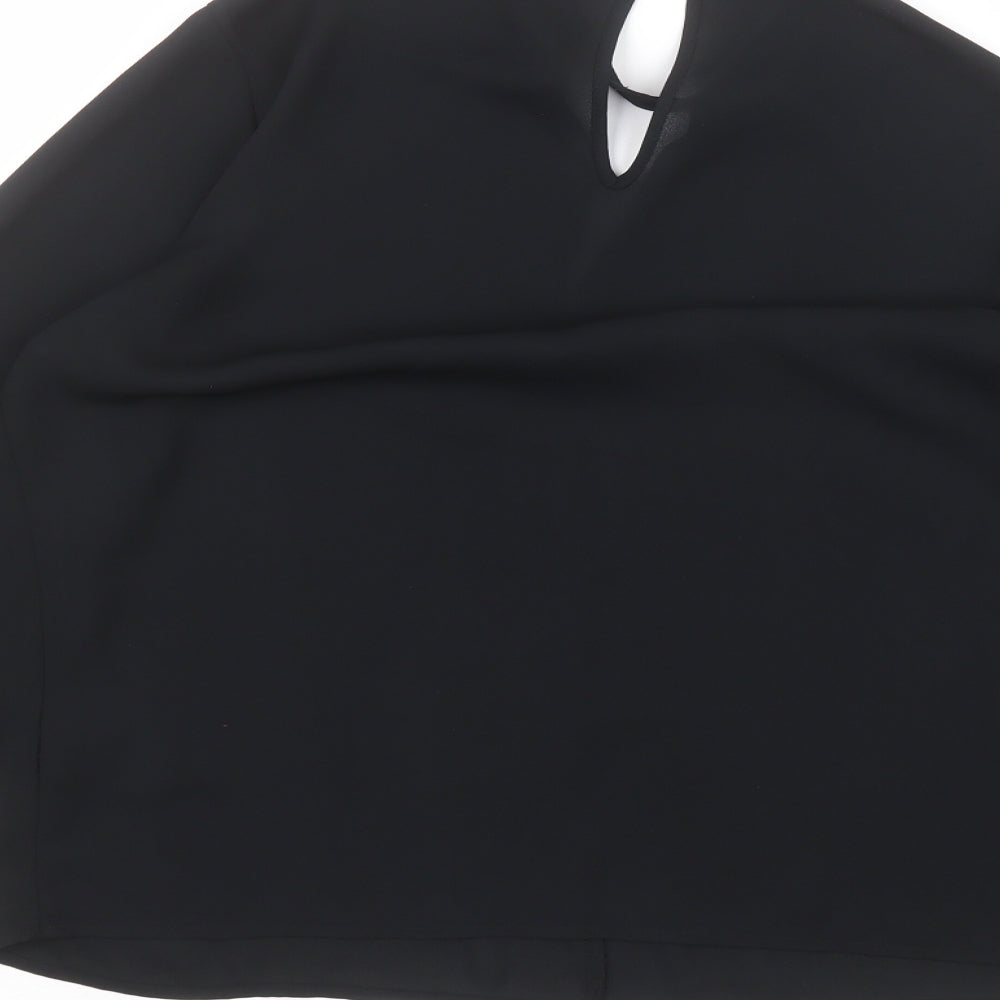 Papaya Womens Black   Basic Blouse Size 12