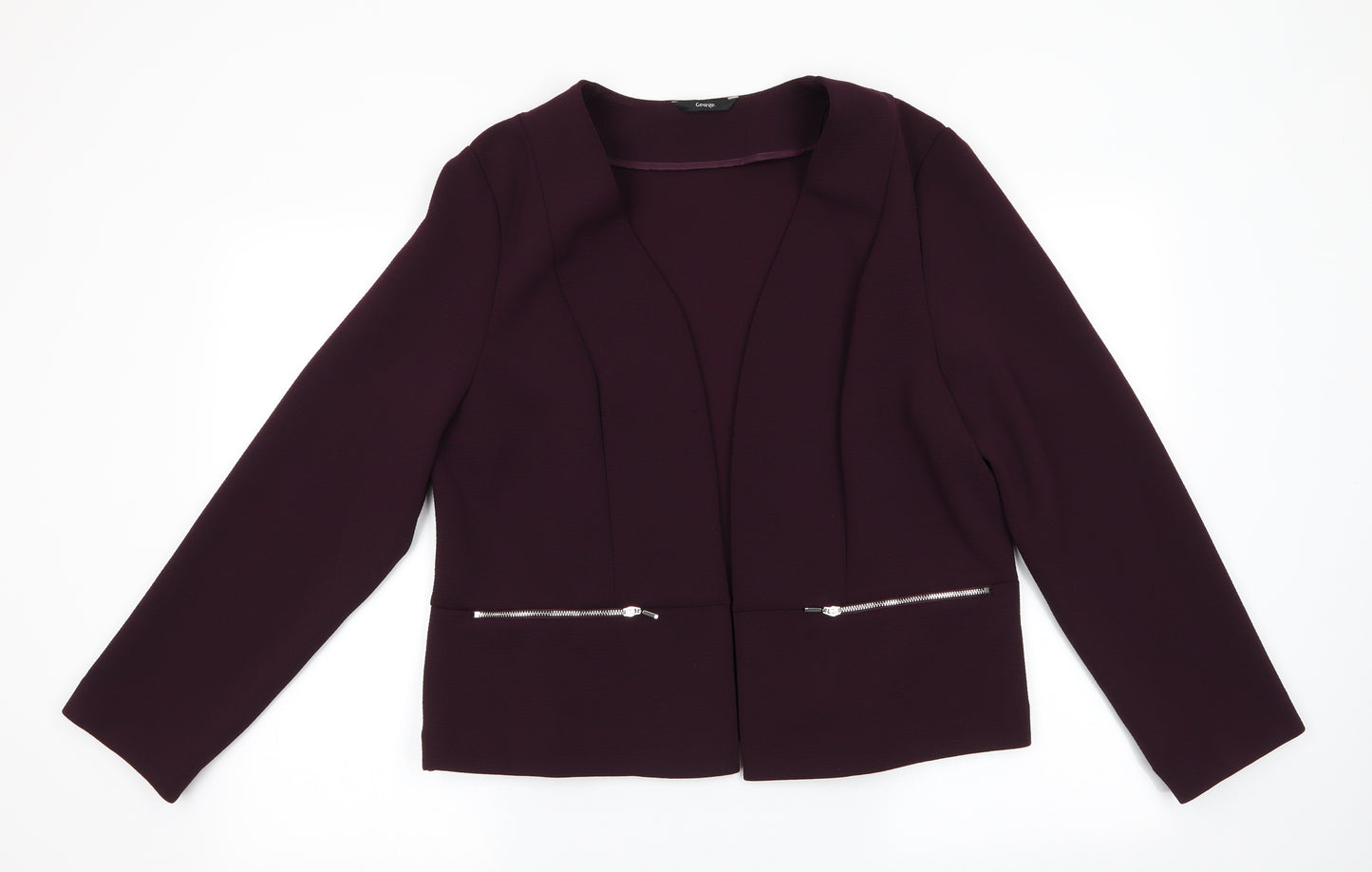 George Womens Purple   Jacket  Size 18