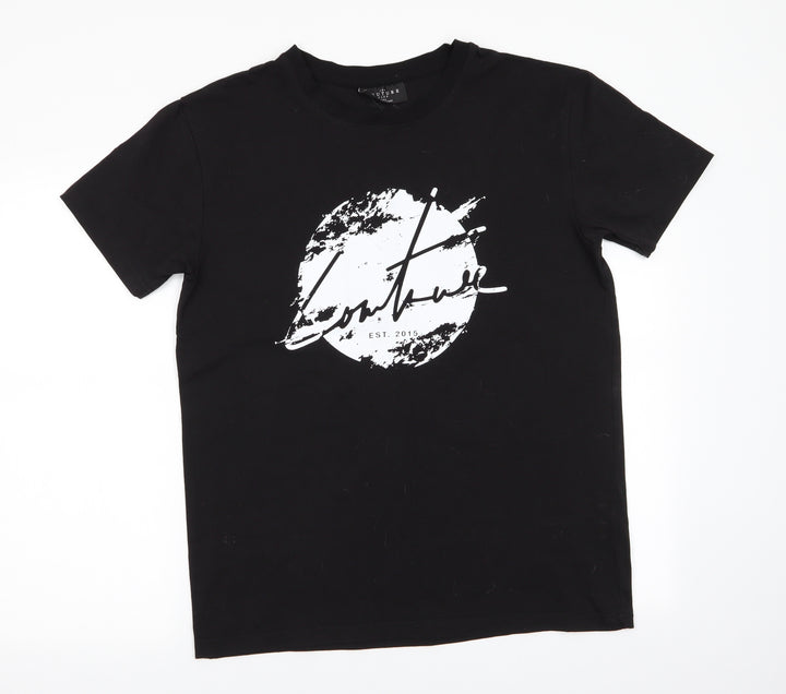 The Couture Club Mens Black T-Shirt