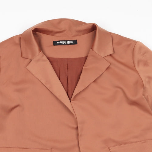Fashion Union Womens Brown   Jacket  Size 10