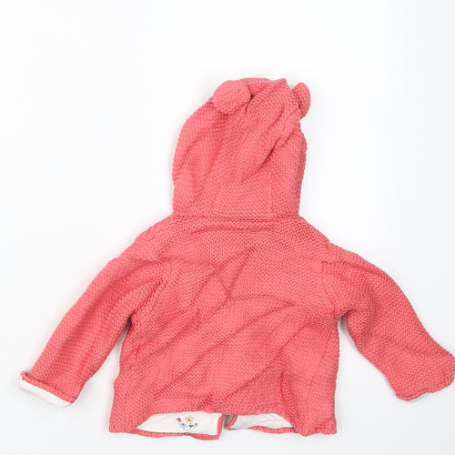 Marks and Spencer Girls Pink   Jacket  Size 3-6 Months