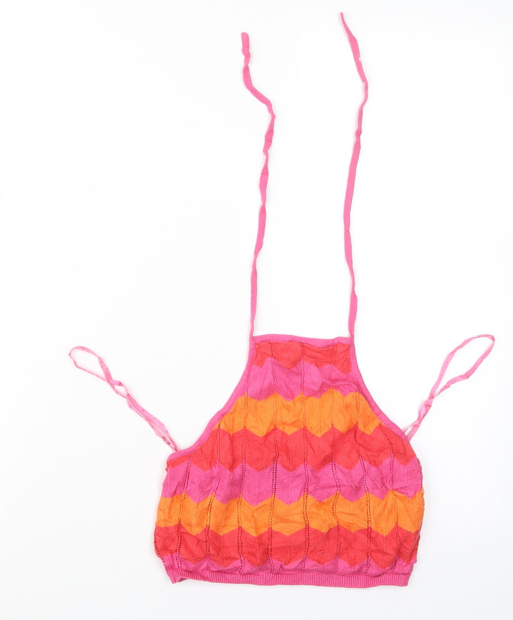 Atmosphere Womens Pink Knit Pullover Jumper Size 8 - Cropped