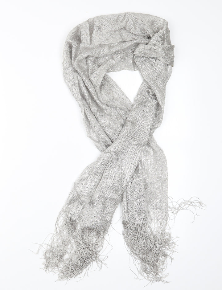 Preworn Womens Silver    Scarf