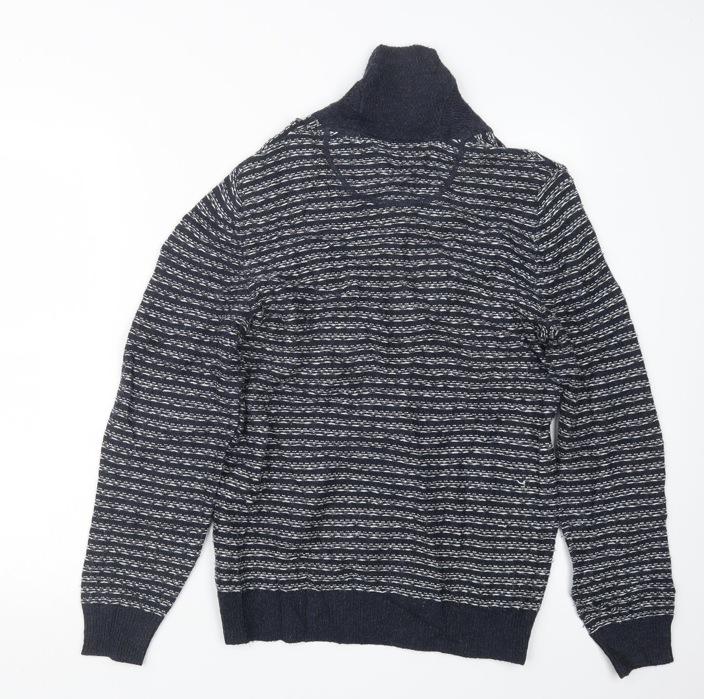 Burton Mens Blue  Knit Pullover Jumper Size S