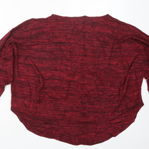 Boohoo Womens Red   Pullover Jumper Size 12