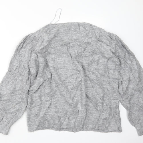George Womens Grey  Knit Pullover Jumper Size M