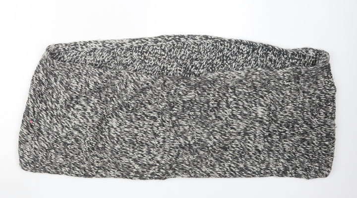 Hollister Womens Black Knit Scarf