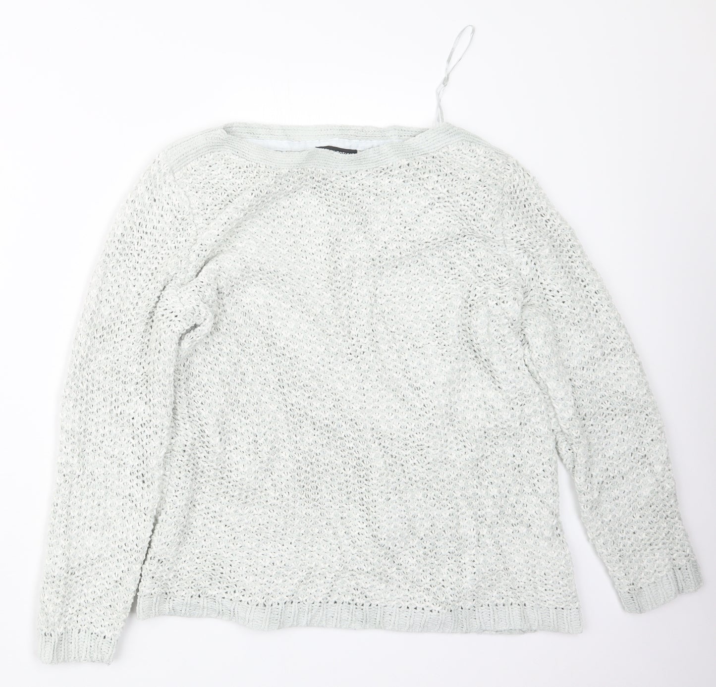 Debenhams Womens Grey  Knit Pullover Jumper Size 14