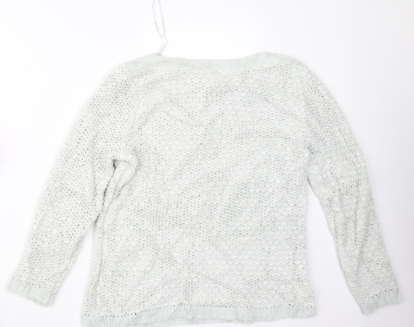 Debenhams Womens Grey  Knit Pullover Jumper Size 14