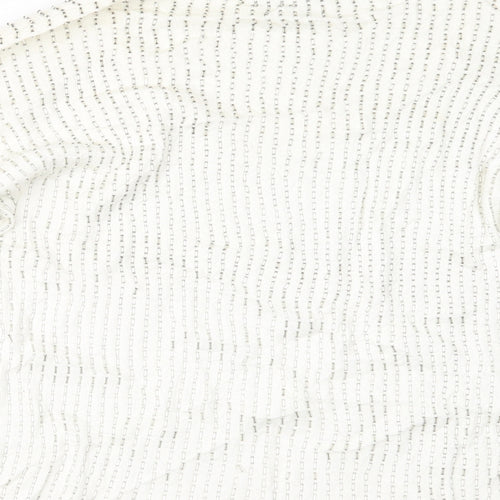 SAMARKAND Womens White  Knit Pullover Jumper Size M