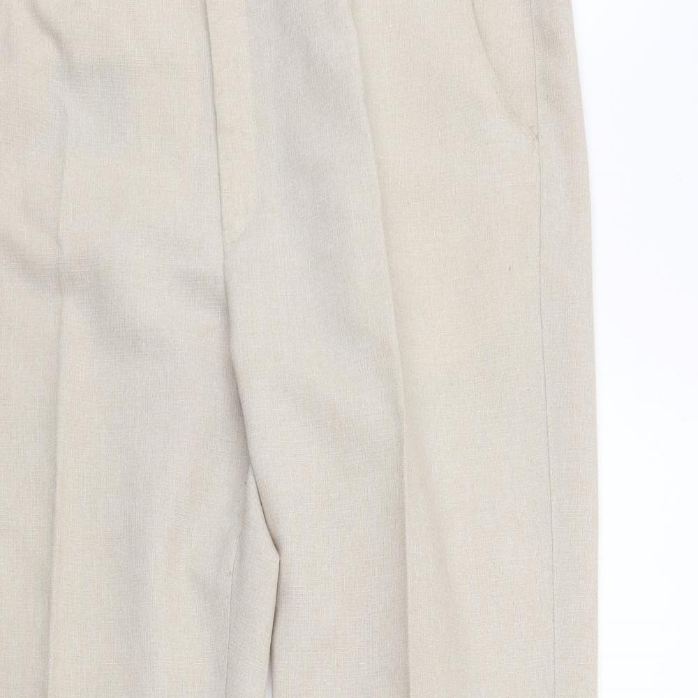 C&A Mens Beige   Trousers  Size 42 L32 in