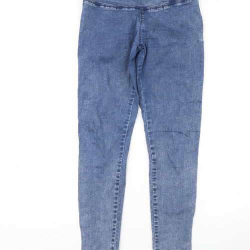 Denim & Co. Womens Blue  Denim Skinny Jeans Size 10 L28 in