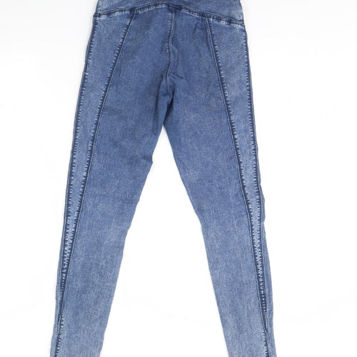 Denim & Co. Womens Blue  Denim Skinny Jeans Size 10 L28 in
