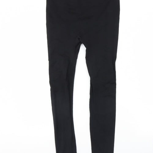 Secret Posessions Womens Black   Capri Leggings Size M L28 in