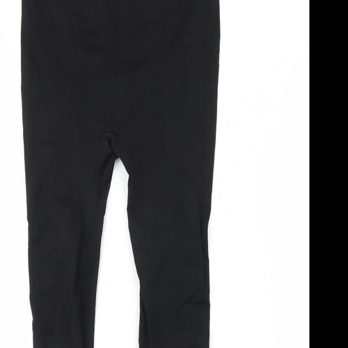Secret Posessions Womens Black   Capri Leggings Size M L28 in