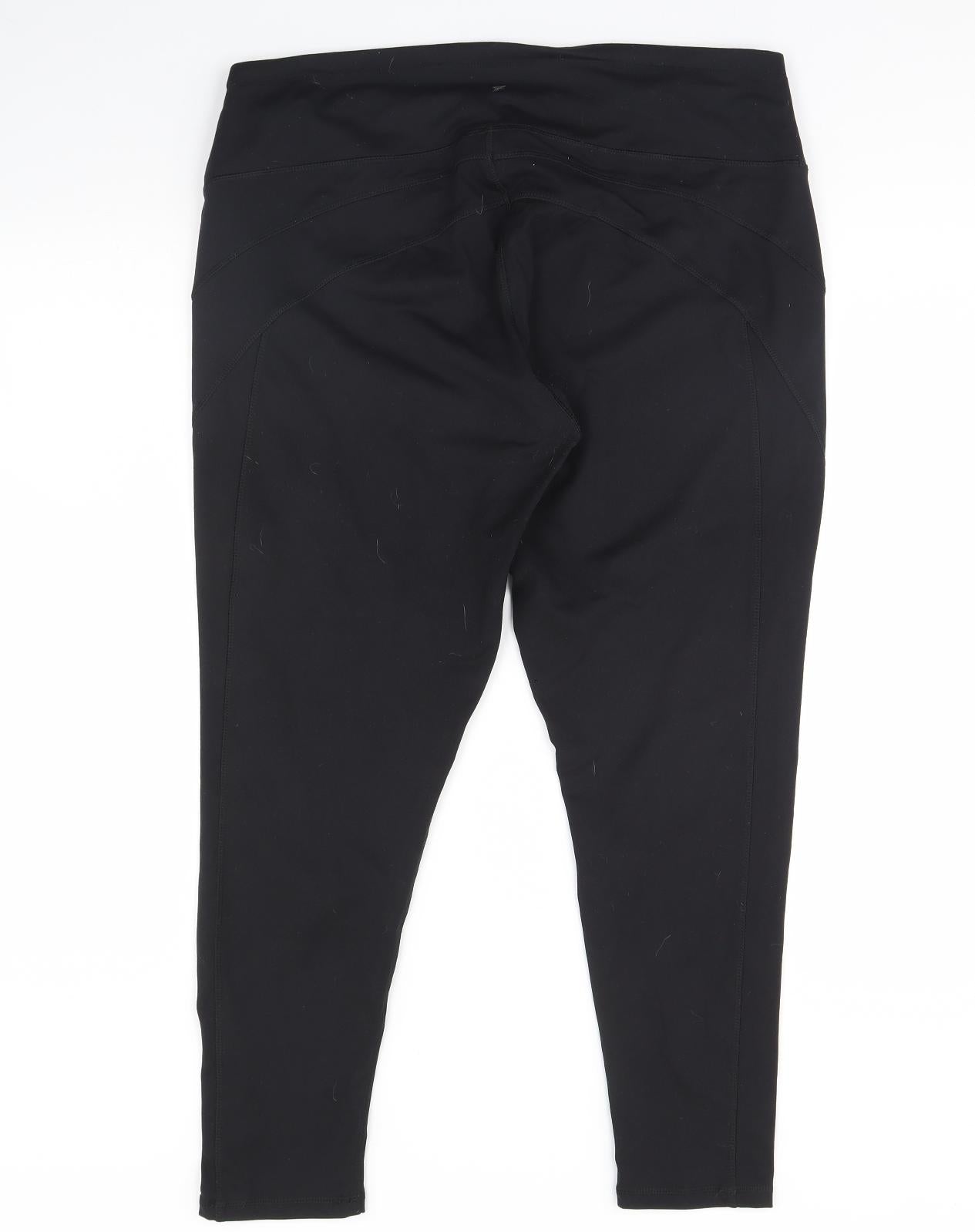 Primark Womens Black   Capri Leggings Size 18 L26 in