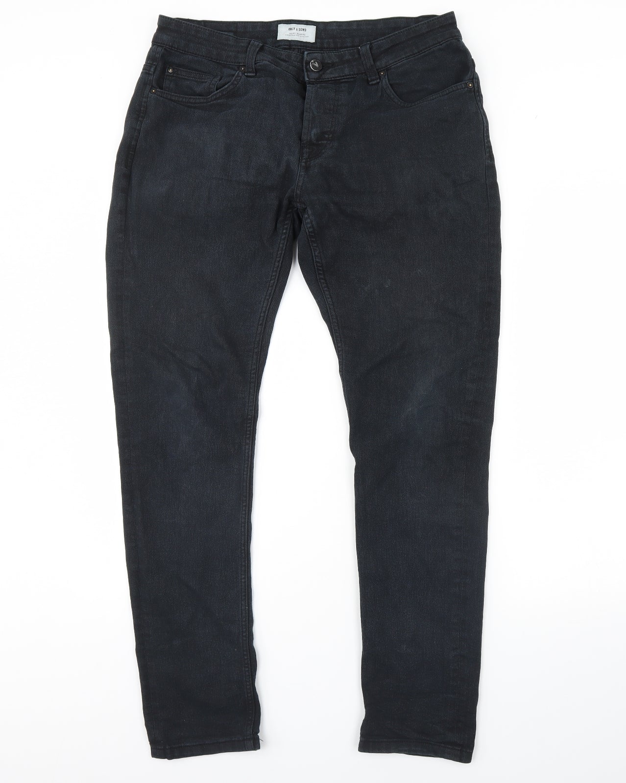 Only sons  Mens Blue  Denim Skinny Jeans Size 32 in L32 in