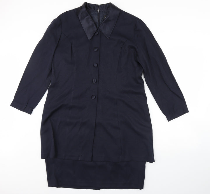 Virgo Womens Blue Shift Size 16