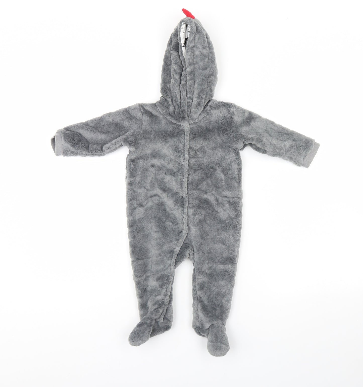 Preworn Baby Grey   Babygrow One-Piece Size 3-6 Months