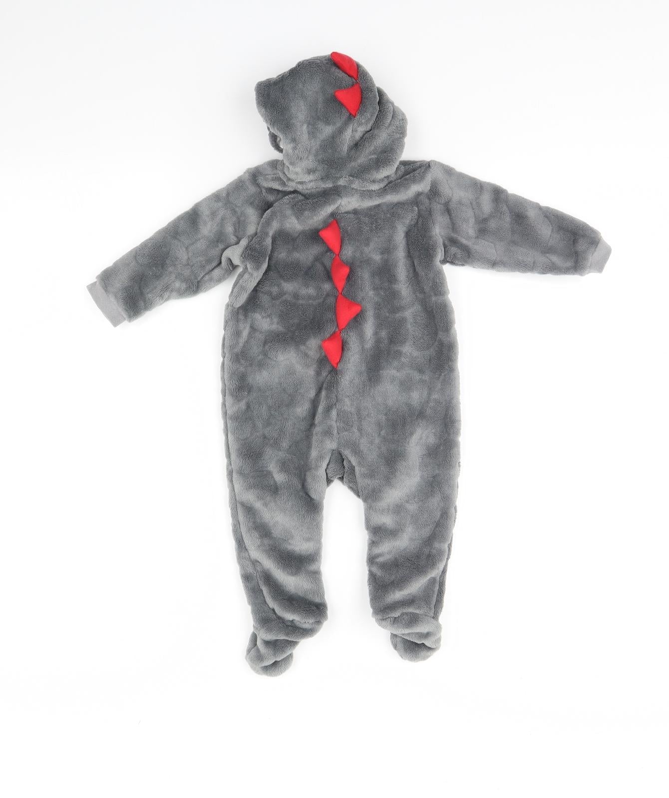 Preworn Baby Grey   Babygrow One-Piece Size 3-6 Months