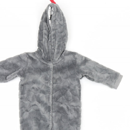 Preworn Baby Grey   Babygrow One-Piece Size 3-6 Months