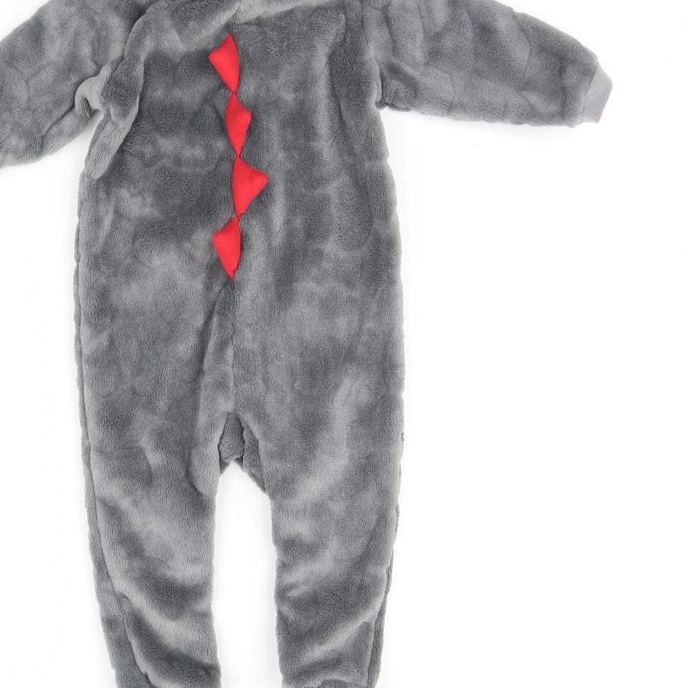Preworn Baby Grey   Babygrow One-Piece Size 3-6 Months