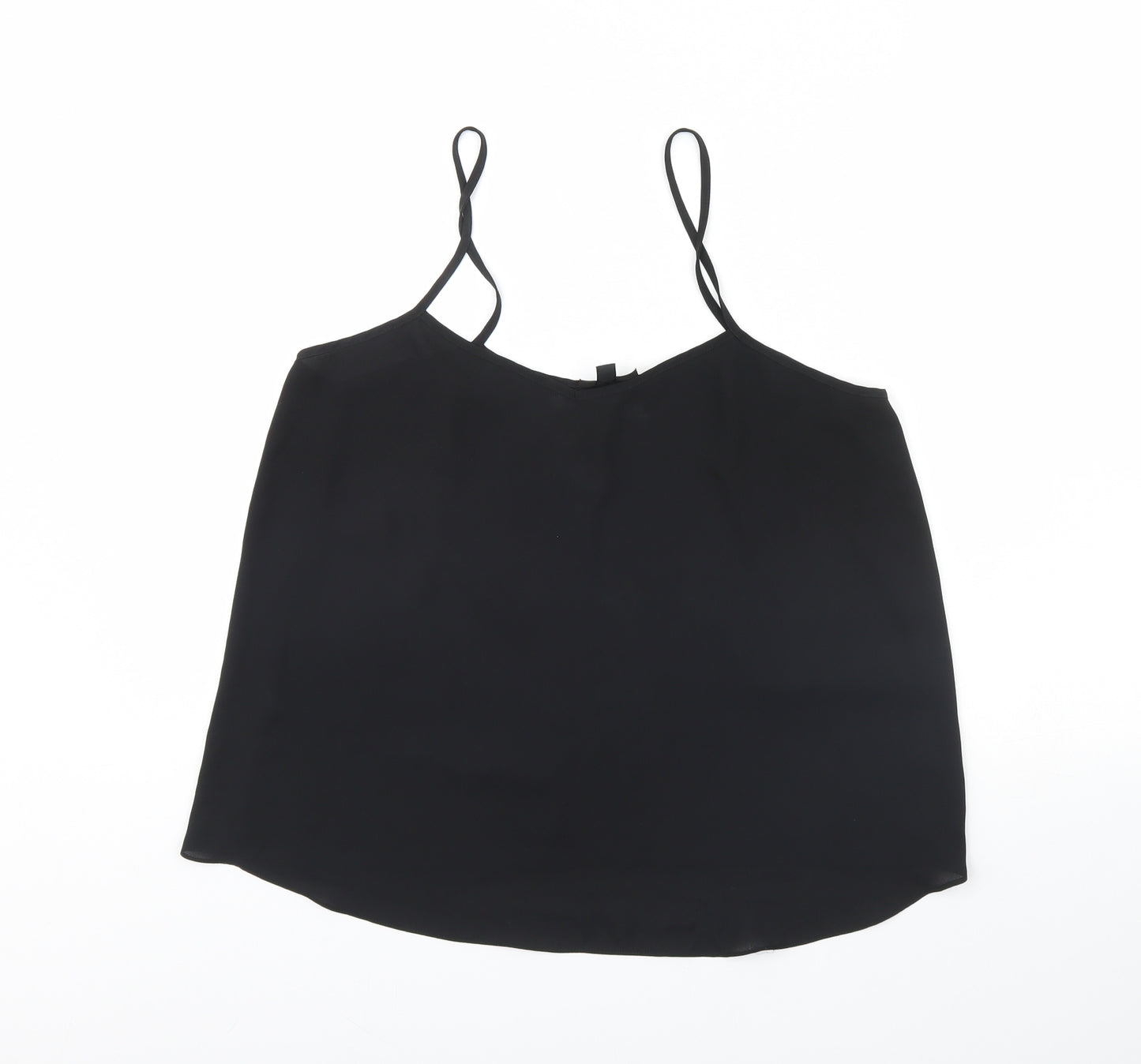 Topshop Womens Black   Basic Tank Size 12