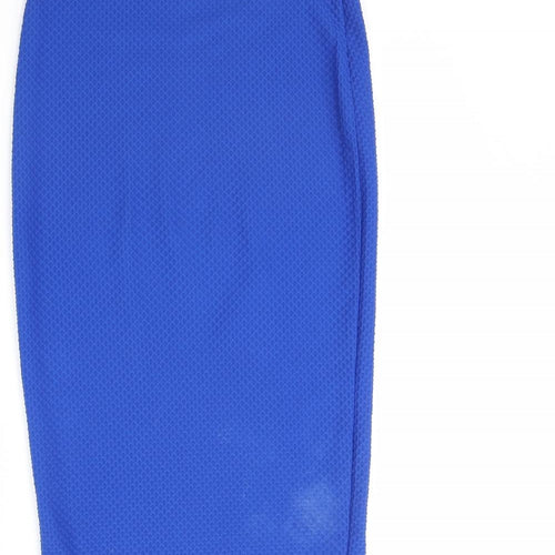Internacionale Womens Blue   Straight & Pencil Skirt Size 10