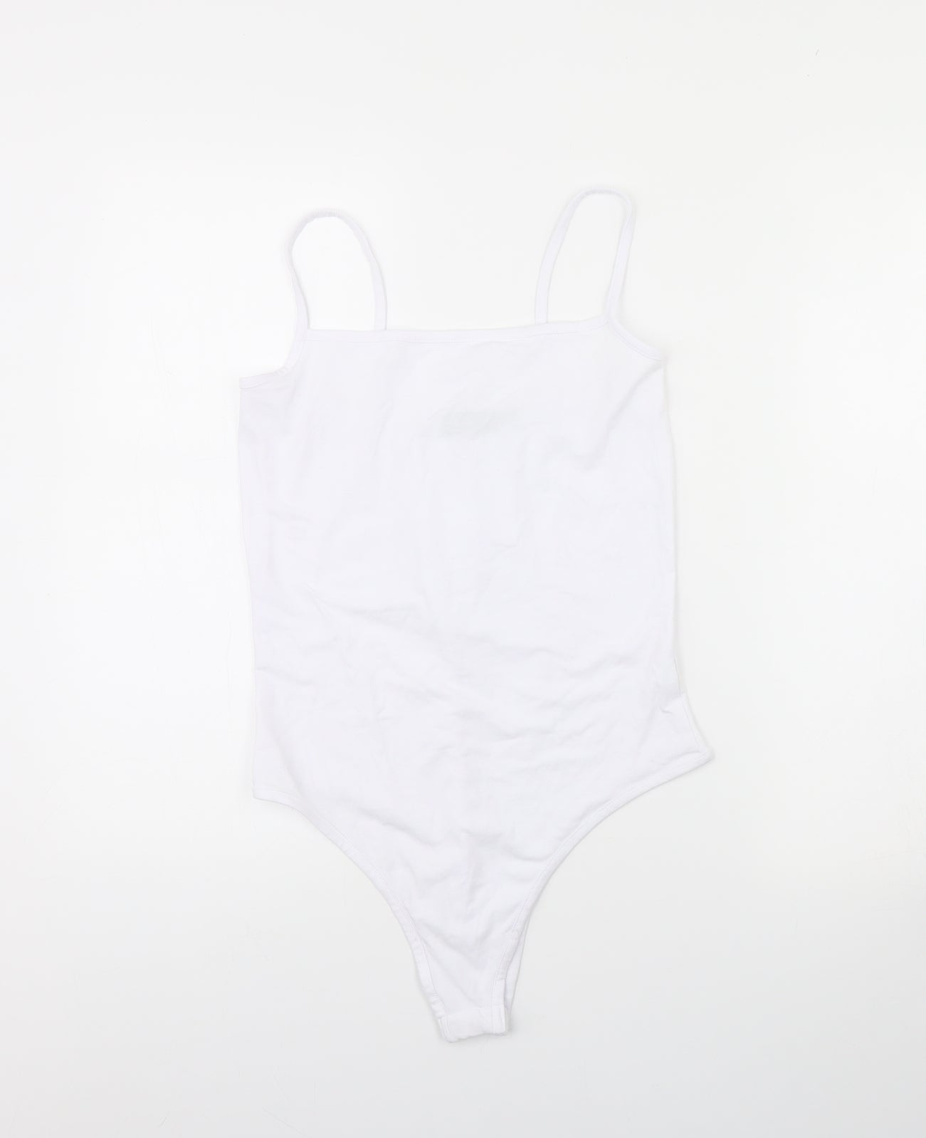 PRETTYLITTLETHING Womens White   Bodysuit One-Piece Size 16