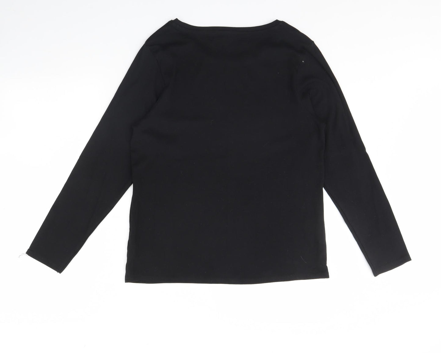 Nutmeg Womens Black   Basic Blouse Size 18