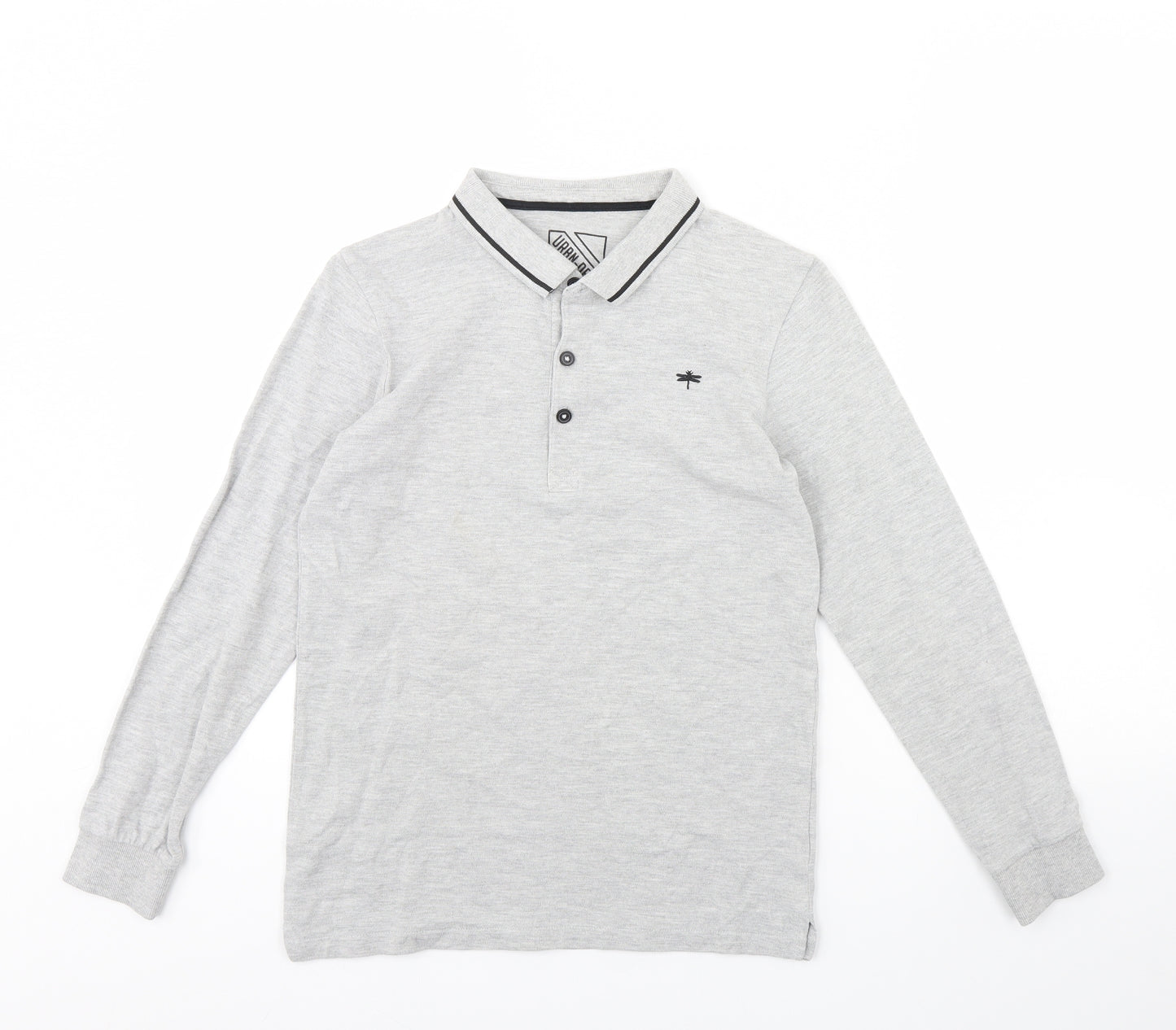 Urban dept Boys Grey   Henley Jumper Size 12 Years