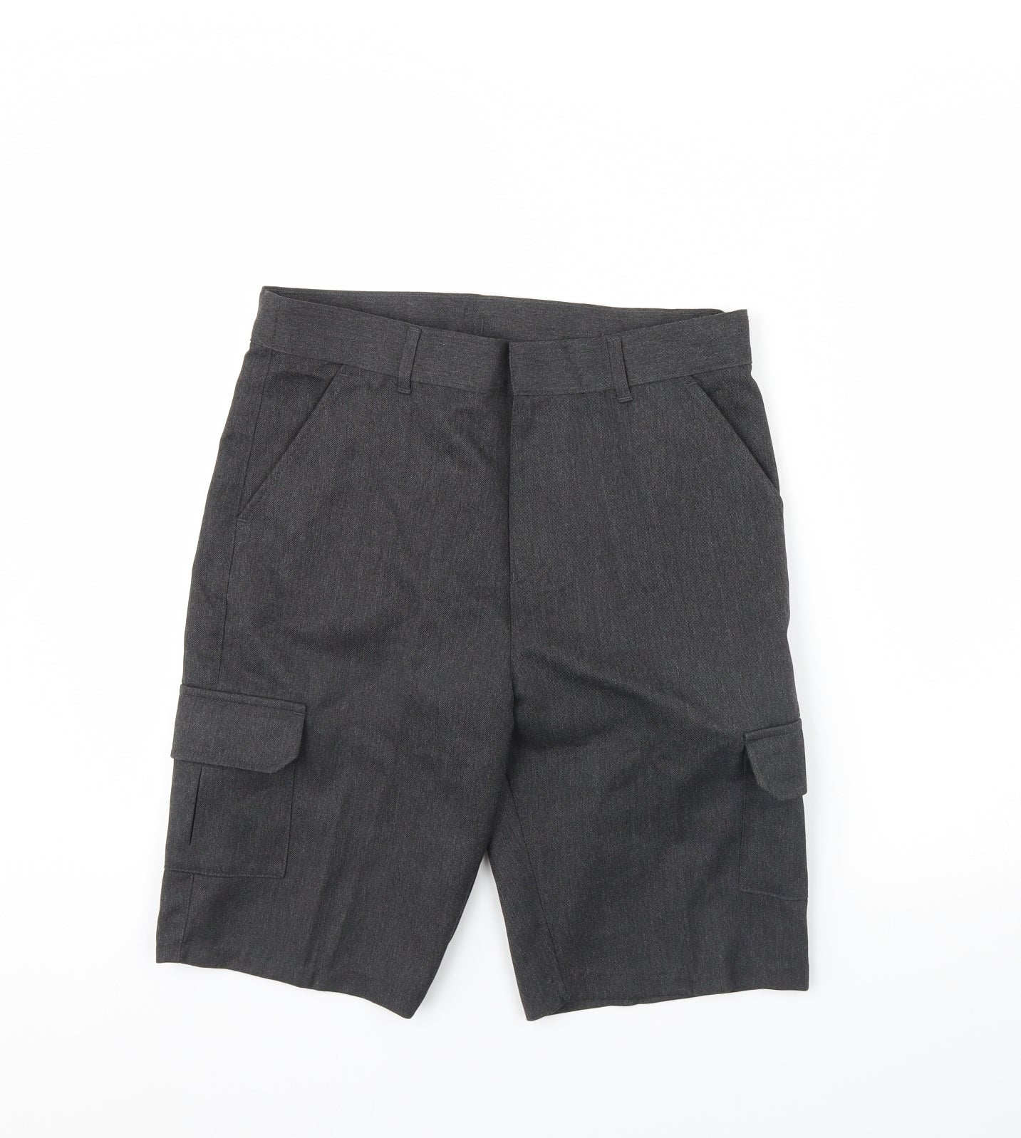 F&F Boys Grey   Utility Shorts Size 13 Years - school