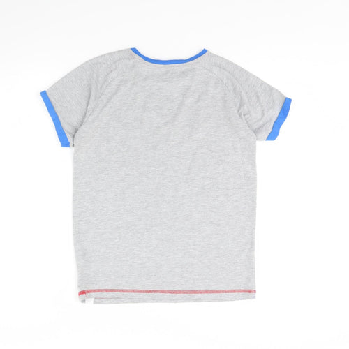 Harry Bear Boys Grey   Basic T-Shirt Size 12 Years  - Football