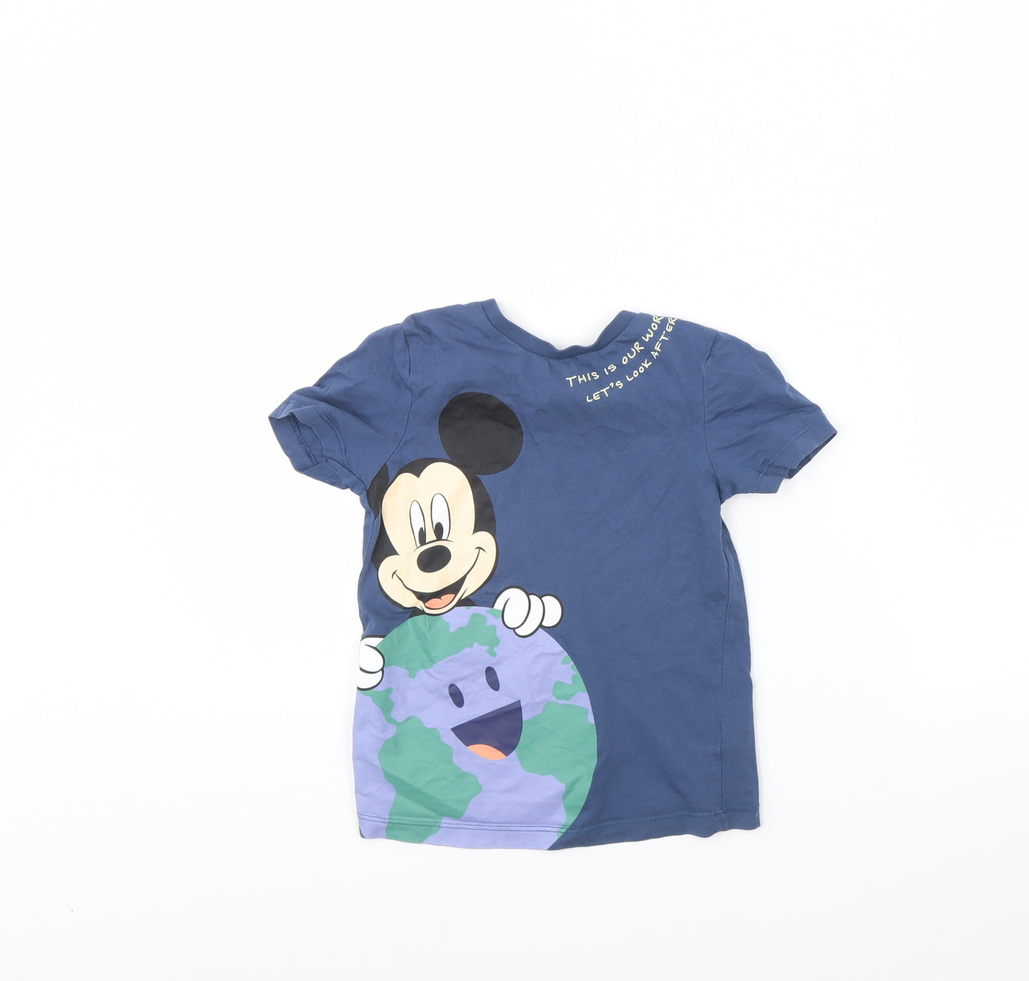 George Boys Blue   Basic T-Shirt Size 3 Years  - Disney