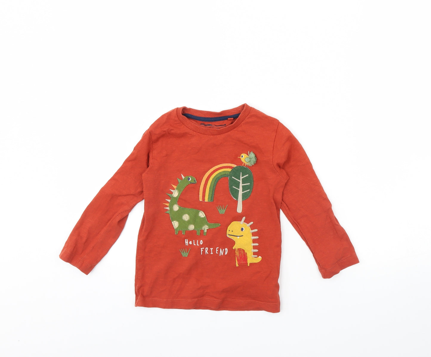 NEXT Boys Orange   Basic T-Shirt Size 3 Years