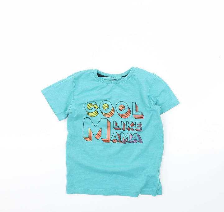 NEXT Boys Blue Basic T-Shirt Size 4 Years - Cool like mama