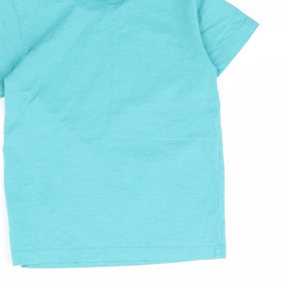 NEXT Boys Blue   Basic T-Shirt Size 4 Years  - Cool like mama
