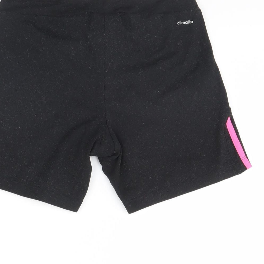 Adidas  Womens Black   Compression Shorts Size S