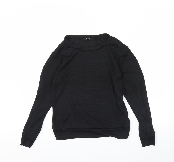 QED London Womens Black   Pullover Jumper Size S