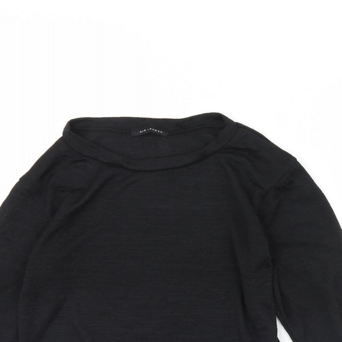 QED London Womens Black   Pullover Jumper Size S