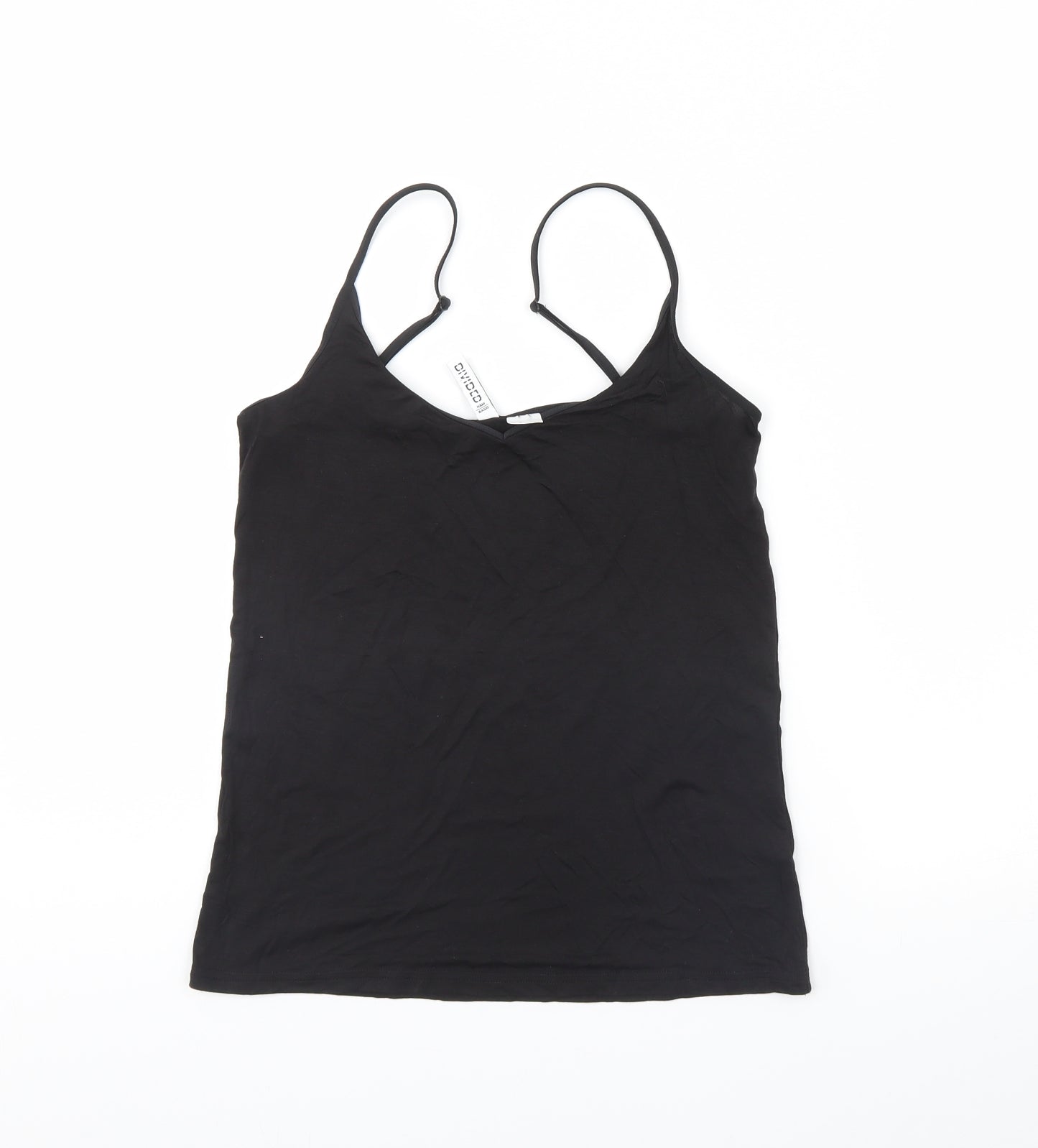 Divided Womens Black   Basic Tank Size S